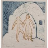 ƚ Janet LYLE (British 20th / 21st Century) Old Couple, Etching, Signed and dated '03 lower right,