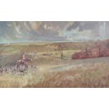 ƚ Michael LYNE (British 1912-1989) Huntsman and Hounds, Gouache and Watercolour, Signed and dated