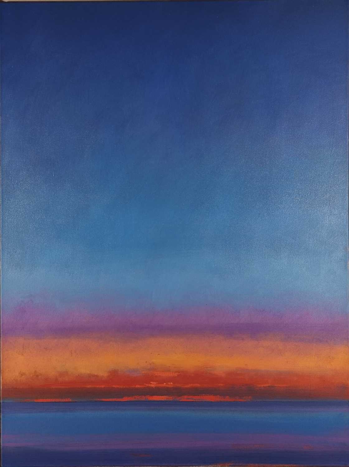 ƚ Tom RICKMAN (British b. 1960) Bright Light, Oil on canvas, titled on label verso, 40" x 30" (101cm
