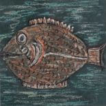 Stephen FELSTEAD (British b. 1957) Happy Wrasse, Pastel on paper, Signed lower right, titled, signed