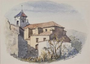 ƚ Don MCKECHNIE ABWS (British 20th / 21st Century) Continental Scene - Villa, Watercolour, Signed