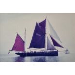 20th Century, Keewaydin LT1192 Rye Smack Boat, Colour print, 7.75" x 11.5" (19cm x 29cm) , Note: