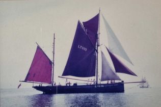 20th Century, Keewaydin LT1192 Rye Smack Boat, Colour print, 7.75" x 11.5" (19cm x 29cm) , Note: