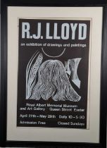 Reginald James LLOYD exhibition poster, Royal Albert Memorial Museum and Art Gallery - Exeter, 19.