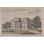 Edward BLORE (British 1787-1879) Moore Park House, Engraving, 10" x 15.5" (25cm x 39cm)