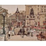 ƚ Ken HOWARD (British 1932-2022) Trafalgar Square, Limited edition print, Signed and numbered 1/