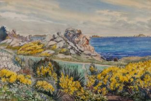 ƚ Anne Elizabeth DORRIEN-SMITH (British 1911-1995) Isles of Scilly, Watercolour, Signed lower right,