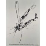 ƚ Jonathan HOOPER (British 20th Century) To Eradicate Malaria, Print, 31.75" x 23.25" (80cm x 59cm)