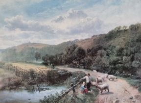 George Vicat COLE (British 1833-1893) To the Meadow, Colour print, 11.25" x 15.25" (28cm x 38cm)