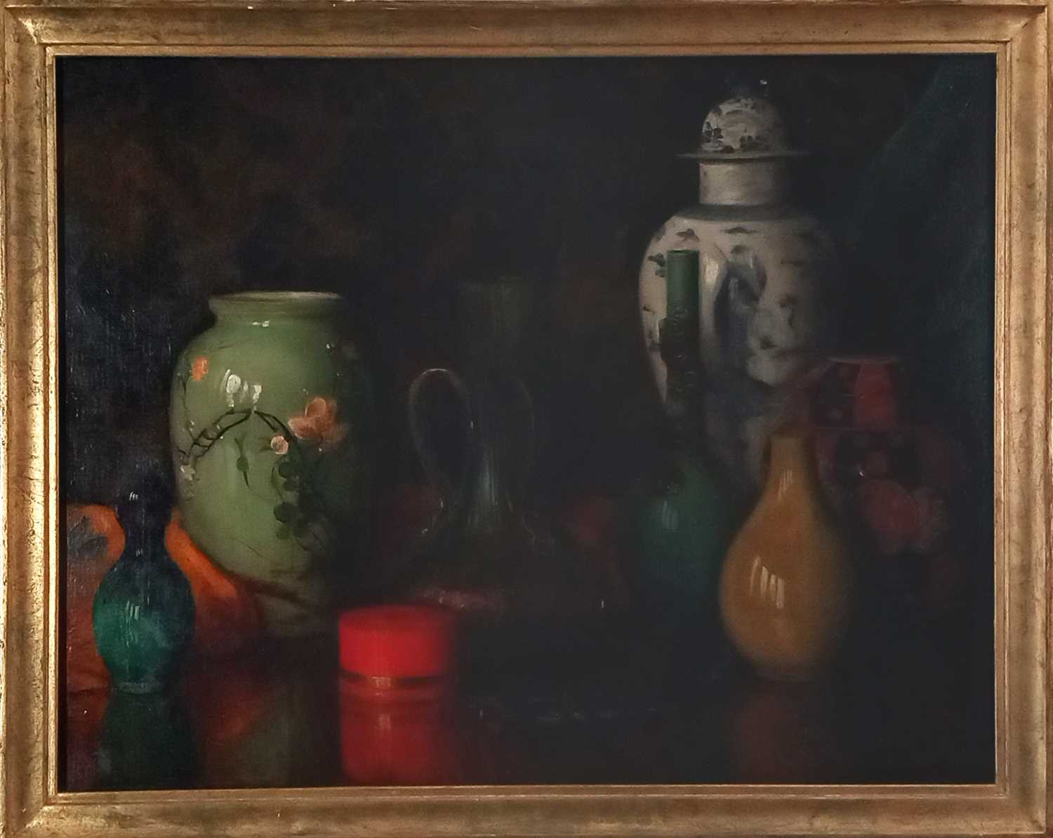 Harold Ernest Farquhar VIVIAN (British, Exhibited 1909-1933) Still Life 1, Oil on canvas, 21.25" x - Image 2 of 3