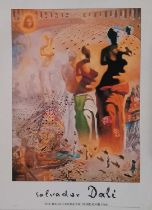 Salvador DALI, The Hallucinogenic Toteador by Enormous Art 2000, Lithograph, 31.5" x 24" (80cm x