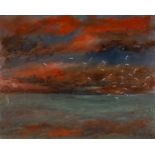 Elaine OXTOBY (British b. 1957) Land, Sea and Sky, Acrylic on board, titlled verso, 16" x 20" (