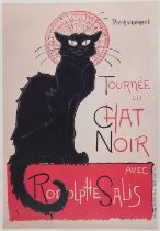 After Théophile ALEXANDRE-STEINLEN (French 1859-1923) Le Chat Noir Poster by Editions Clouet, 39.