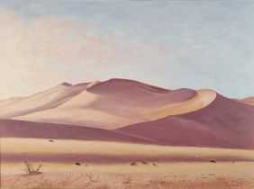 Charles SUMMERS (British b. 1945) Dune II Sahara Desert, Oil on canvas, Signed and dated 2003