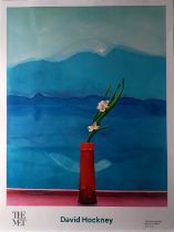 David HOCKNEY (British b. 1937) Mount Fuji and Flowers, Published by the Metropolitan Museum of Art,