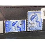 BAHRAIN SG61-2 (1948) SW pair mint. Cat £33