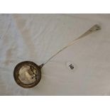 An early George III soup ladle OE pattern, bottom marked probably London 1767, 151g