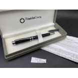 A new FRANKLIN COVEY boxed fountain pen together with a new ball point pen