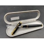 A new PARKER brilliant gold clip fountain pen fin nib IM series in gift box