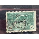 CANADA SG0169 (1949) 50c key set value. Fine used. Cat £170