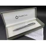 A FRANKLIN COVEY all point pen in fitted box