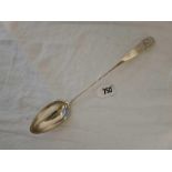 A good crested Scottish basting spoon, OE pattern,, Edinburgh 1797 by RC