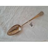 A George III table spoon OE pattern, London 1777 by TC, 62g