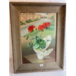 P.P WILLETTS 1950 - A vase of flowers, 20" x 14", signed