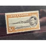ASCENSION SG46 (1938). 5sh perf 13.5 issue. Mint. Cat £100