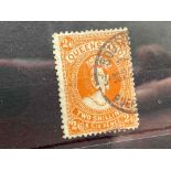 QUEENSLAND SG309b (1911) 2sh6d reddish orange. Fine used. Cat £250