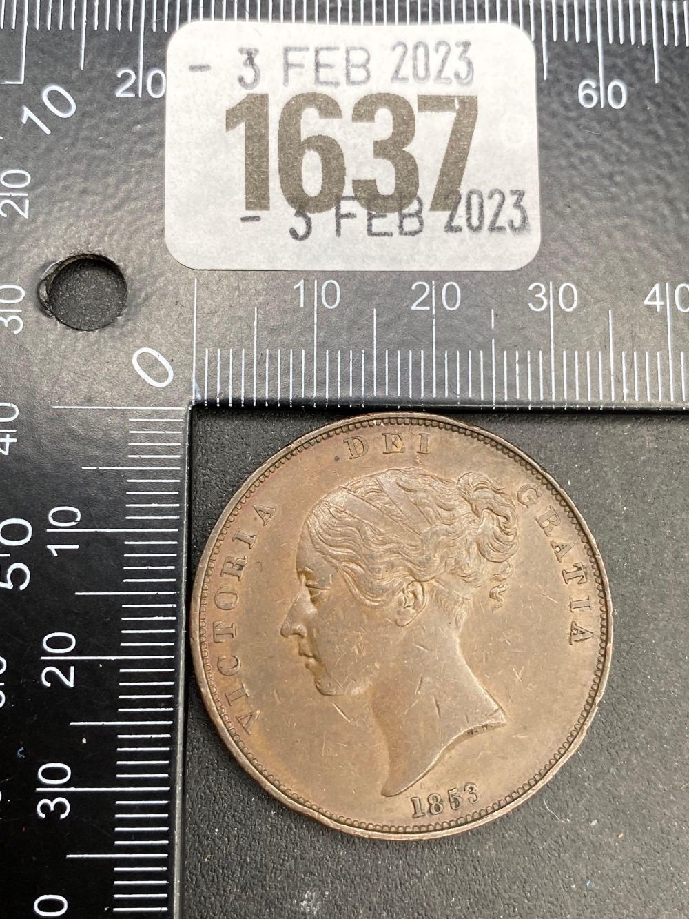 1853 penny better grade