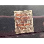 IRELAND SG 8b (1922). 9d value with red overprint. Fine used. Cat £45