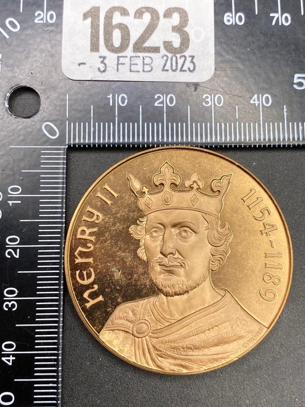 Large Gilt medal Henry II