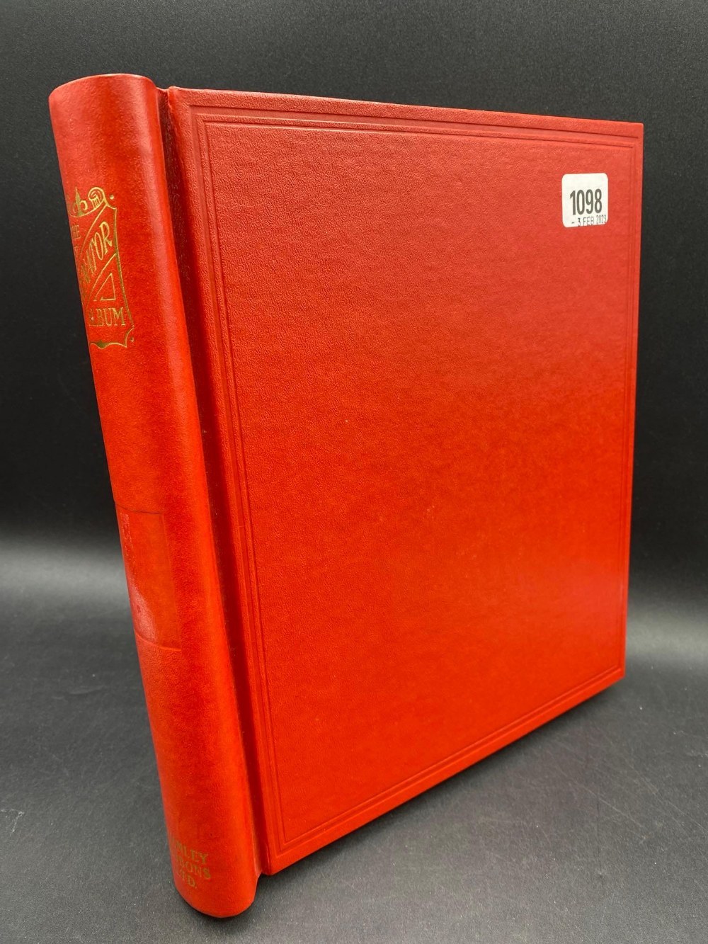 FOREIGN – Large red Senator album of mid 20thc used on hawds on leaves