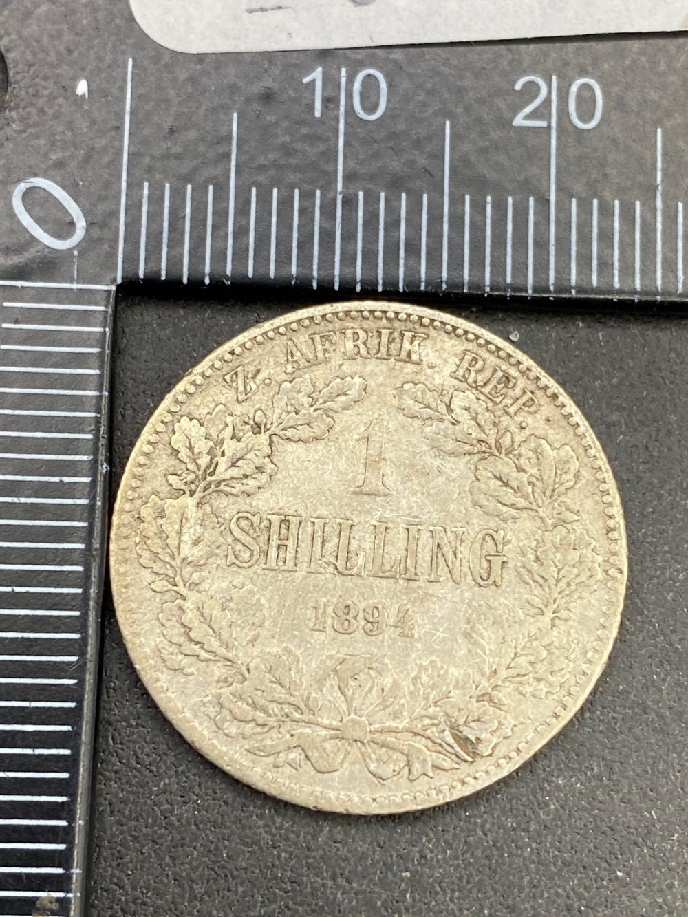 KRUGER SHILLING 1894 - Image 2 of 2