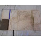 MAP Road Map of India 2nd.ed. 1930, 30 segments on linen, plus MACCARTHY, D.C. The... Geography of