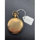 Gents rolled gold HUNTER pocket watch by Waltham