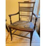 Edwardian elbow chair