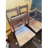 Set of 5 Early 19thC chairs