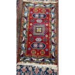 Red ground rug 30in x 52in