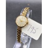 A ladies Tissot wrist watch, 9ct
