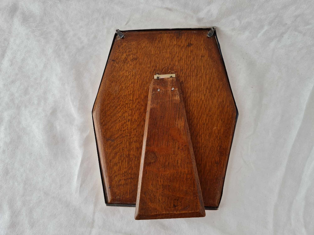 An unusual Art Deco photo frame almost diagonal, 8 1/4" high, London 1919 - Image 3 of 3