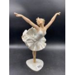 A German figure of a Ballerina and a Naples figure