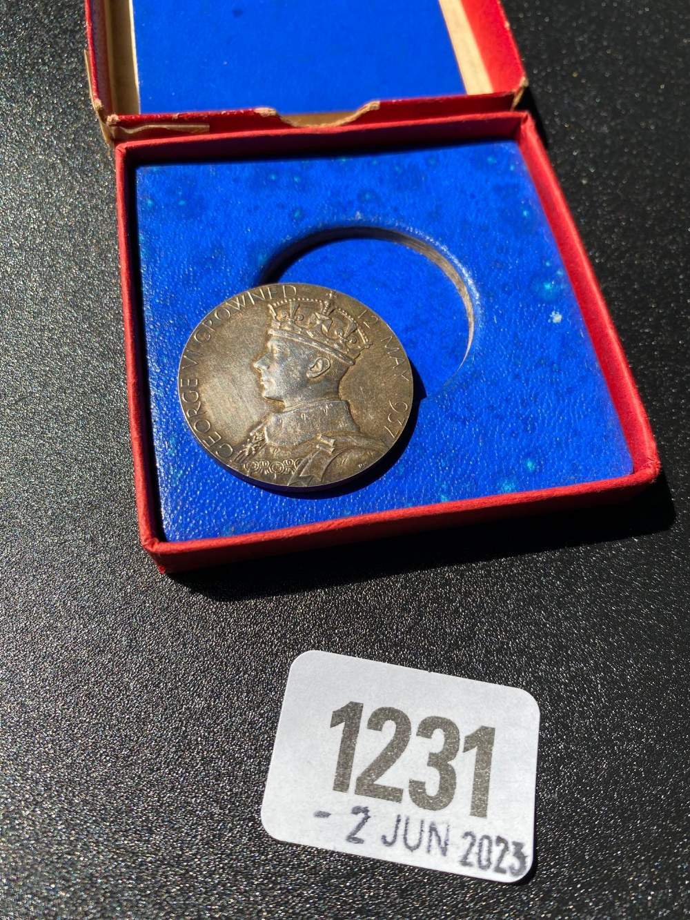 Boxed 1937 Coronation Medal (Silver)