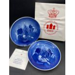 Two boxed Copenhagen Mothers Day plates