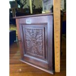 Another small cabinet, the interior with six drawers behind an enclosing door, 12" high