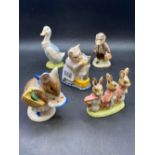 A group of five Royal Albert Beswick figures