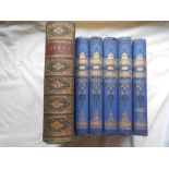 GIBBON, C. The Casquet of Literature 1st. Series Vols. I-IV, Second Series Vol.II 1872-74, 8vo orig.