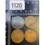 4 Indian coins