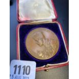 Large bronze 1911 coronation medal